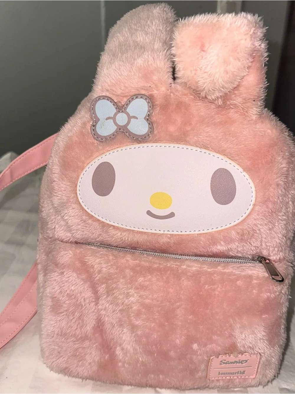 Loungefly My Melody Fuzzy Backpack